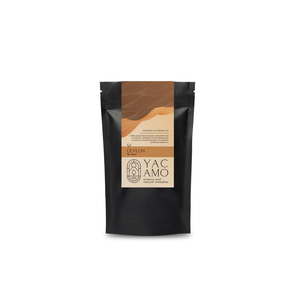 Tè nero Ceylon Yacamo confezione 50 gr sfuso